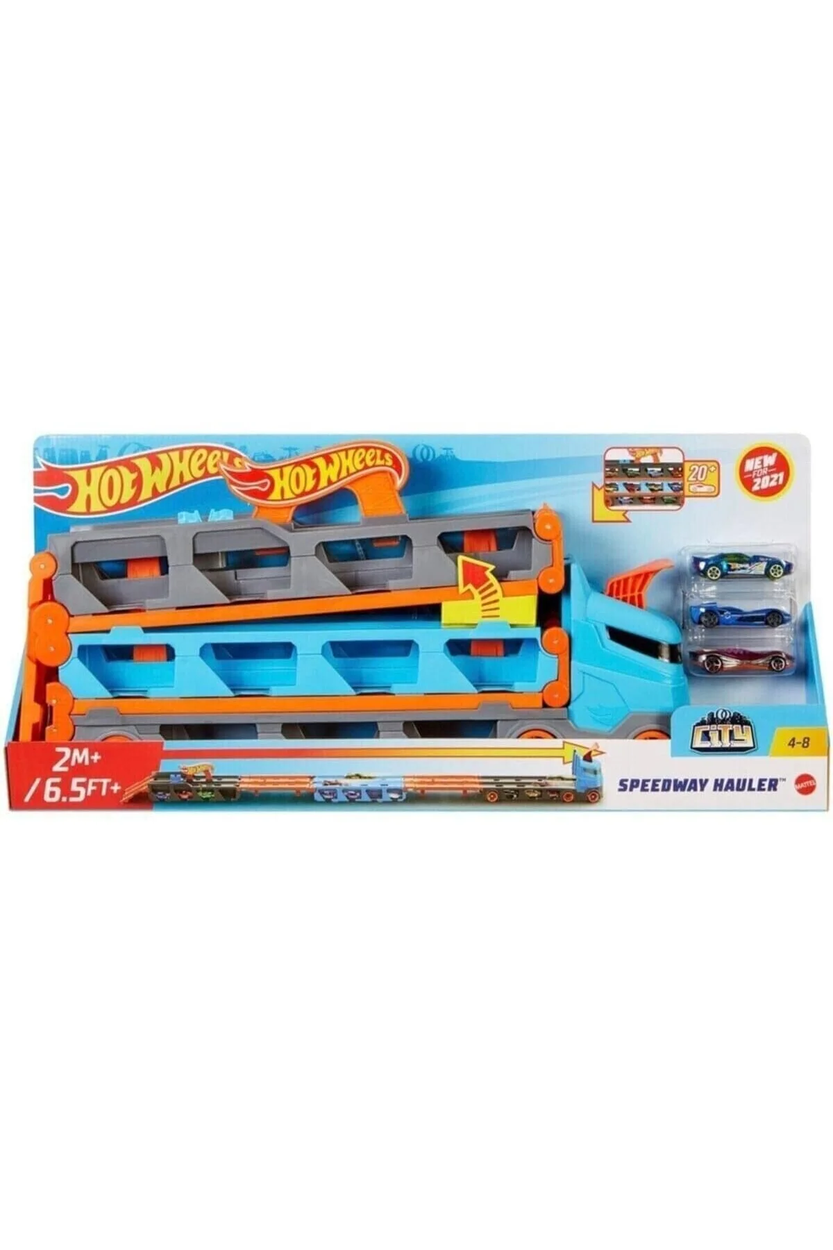 اسباب بازی های فیگور دیگر TOY SPEED ​​TRACK TRUCK GVG37 HOT WHEELS