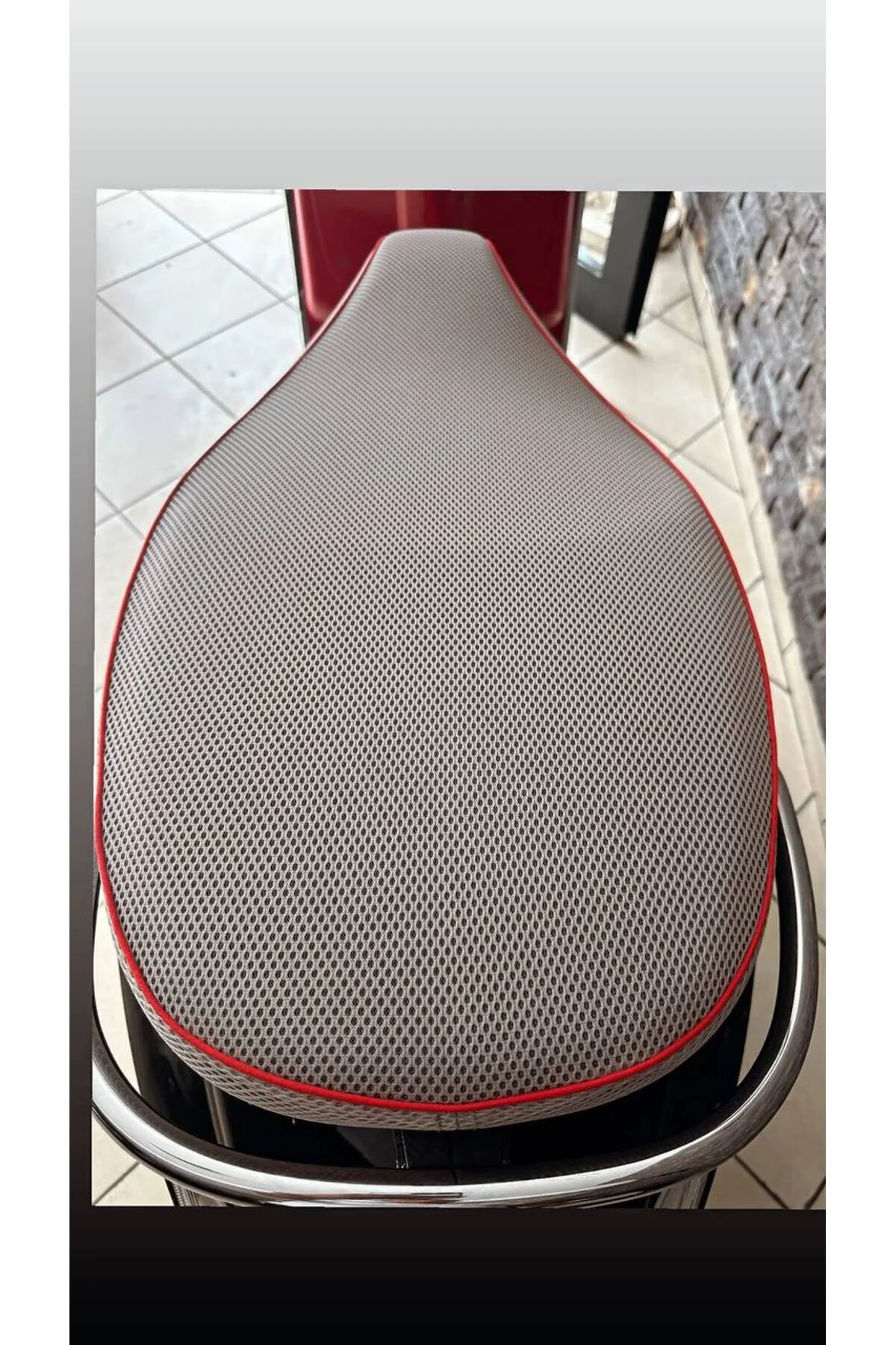 روکش زین موتورسیکلت لوکس مارک مبلغ مبل اسپرینت G&amp;K با هدیه اصلی BUFF Vespa