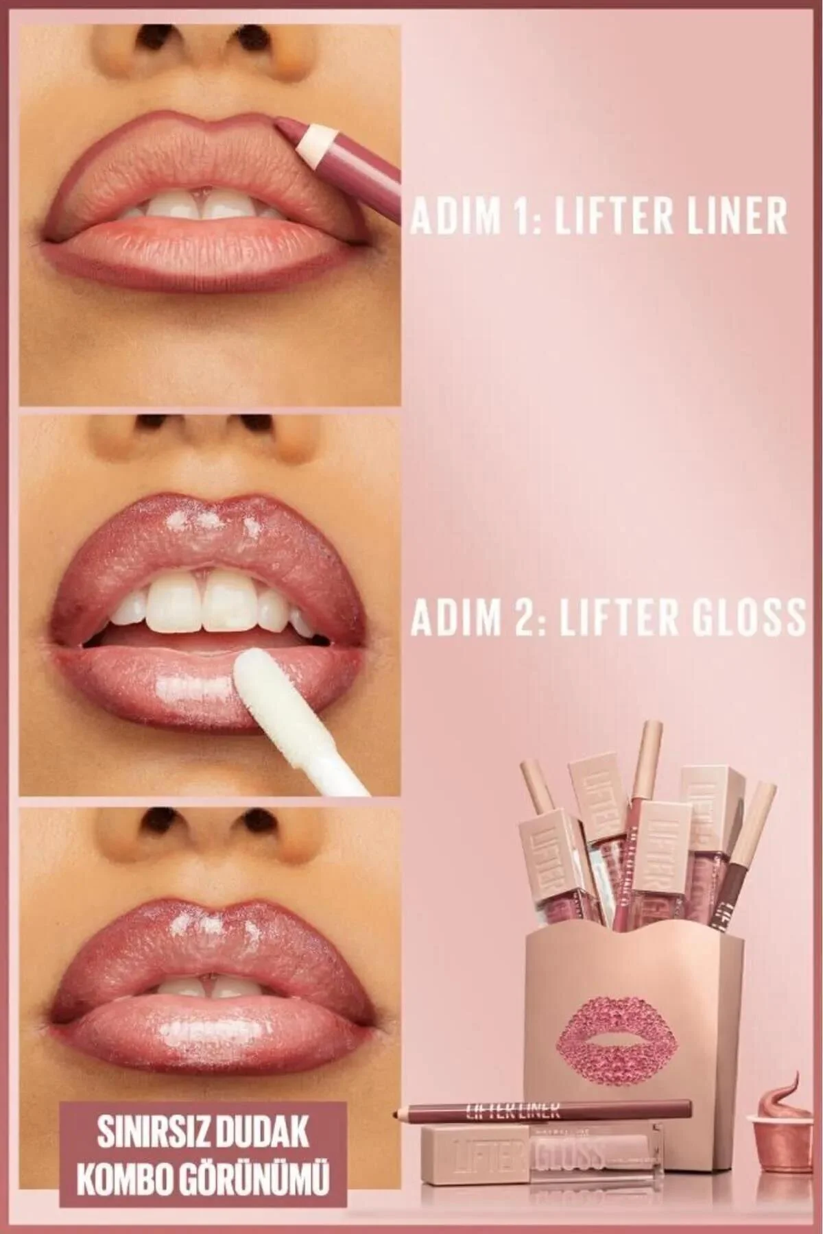 خط لب لایفر لاینر ۰۶ رهبر میبلین Maybelline New York