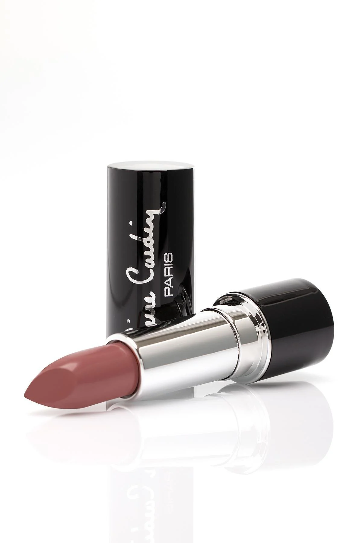 رژ لب مات سرامیکی رنگ قرمز گلدار مدل 202 پیررا کاردین Pierre Cardin