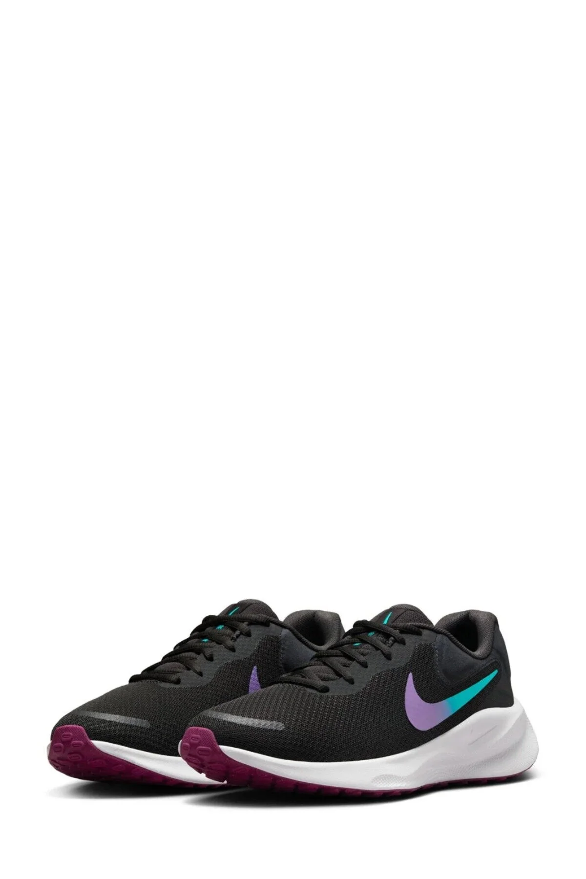 کفش دو و تمرین زنانه انقلاب 7 سیاه در حال رانینگ نایک Nike