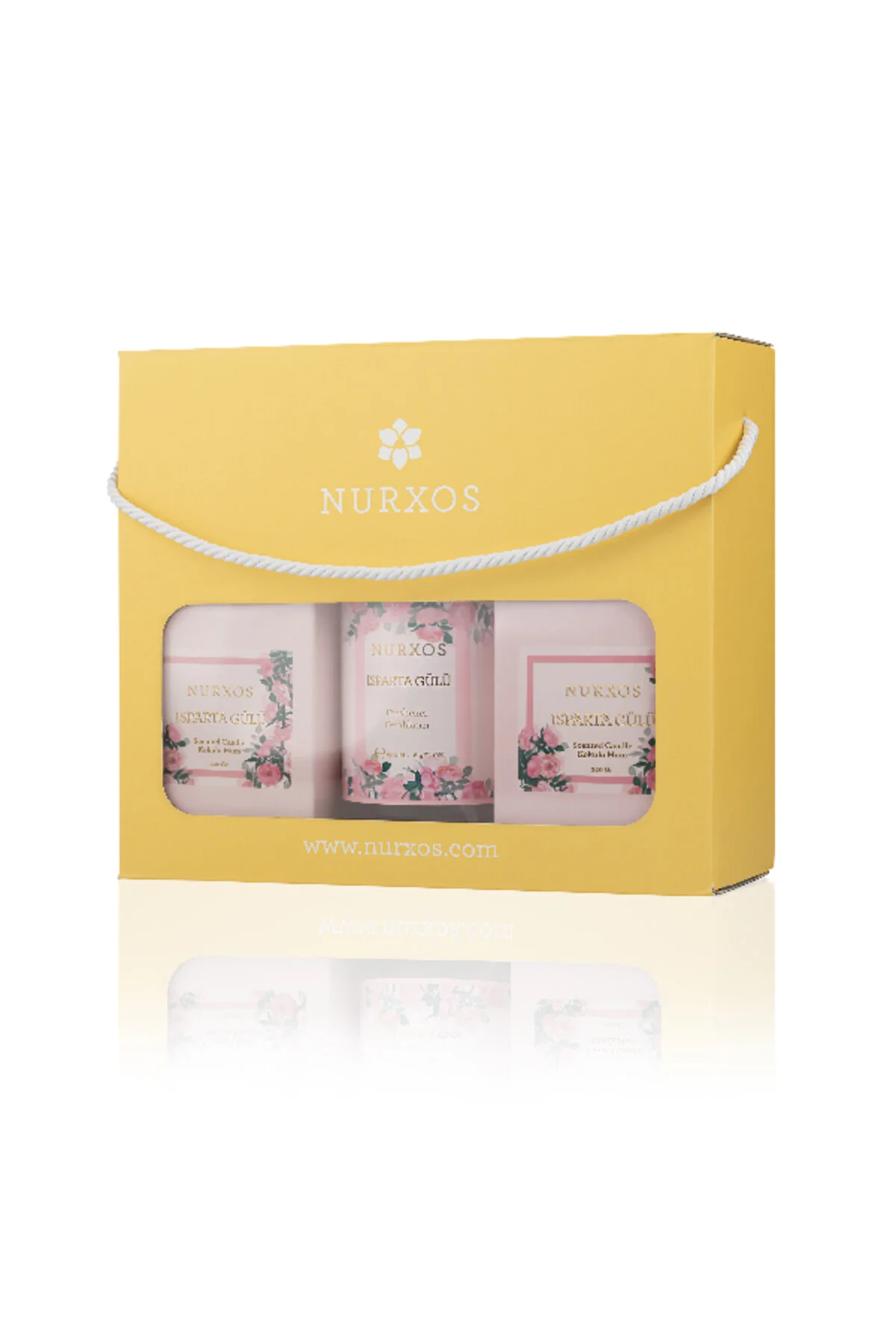 شمع و چراغ 9689 مجموعه معطر ISPARTA ROSE 2 اسپری اتاق خوشبو کننده نورکسوس nurxos