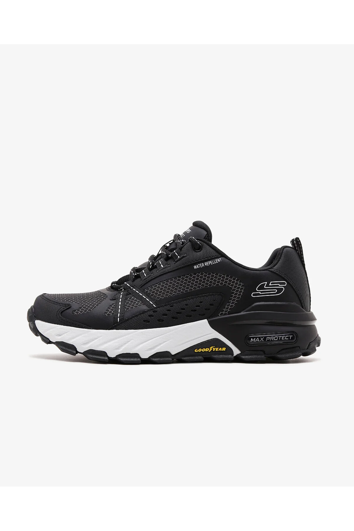 کفش پیاده روی مردانه MAX محافظت از های سیاه در فضای باز مردان BKW Skechers