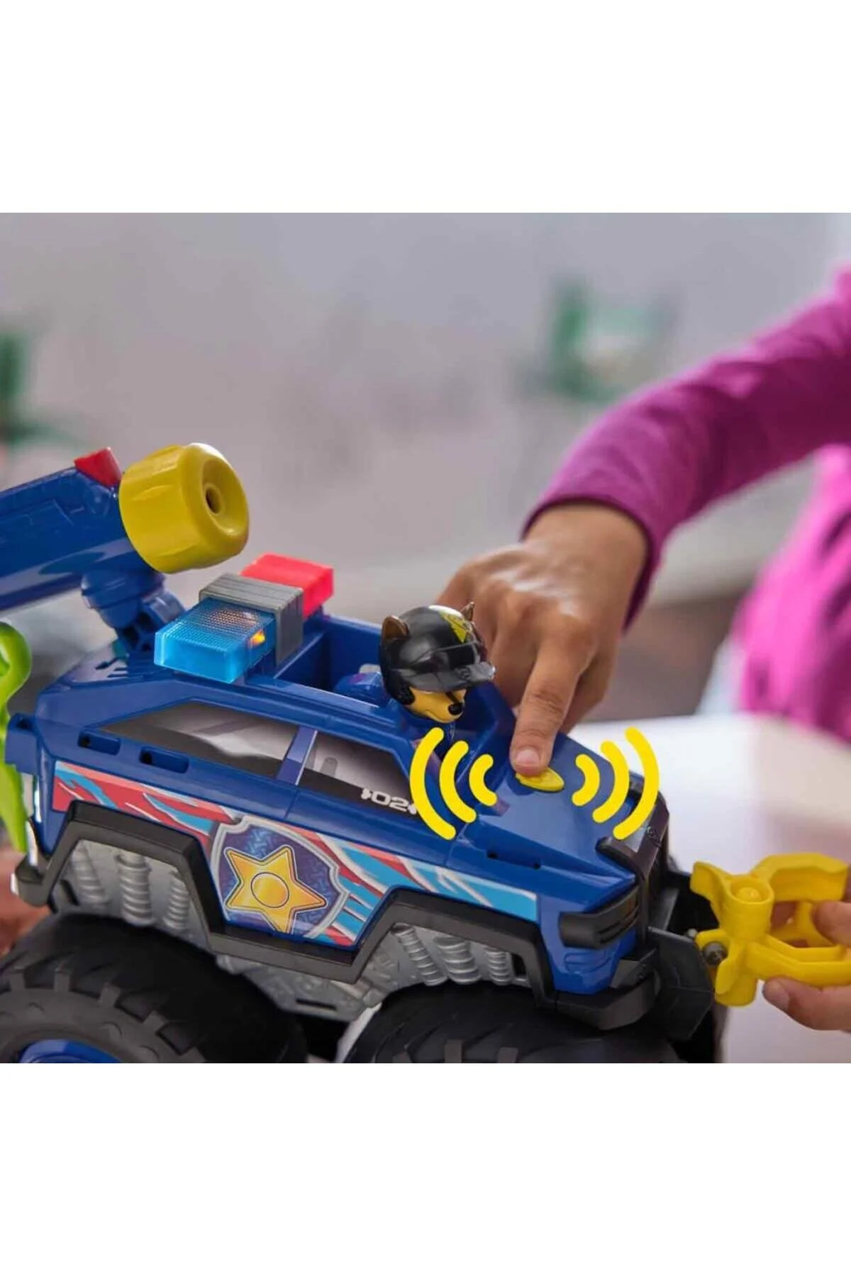 ماشین اسباب بازی PAW PATROL SOUND AND LIGHT RESCUE WHEELS FIGURE VEHICLE 6070096 Spinmaster