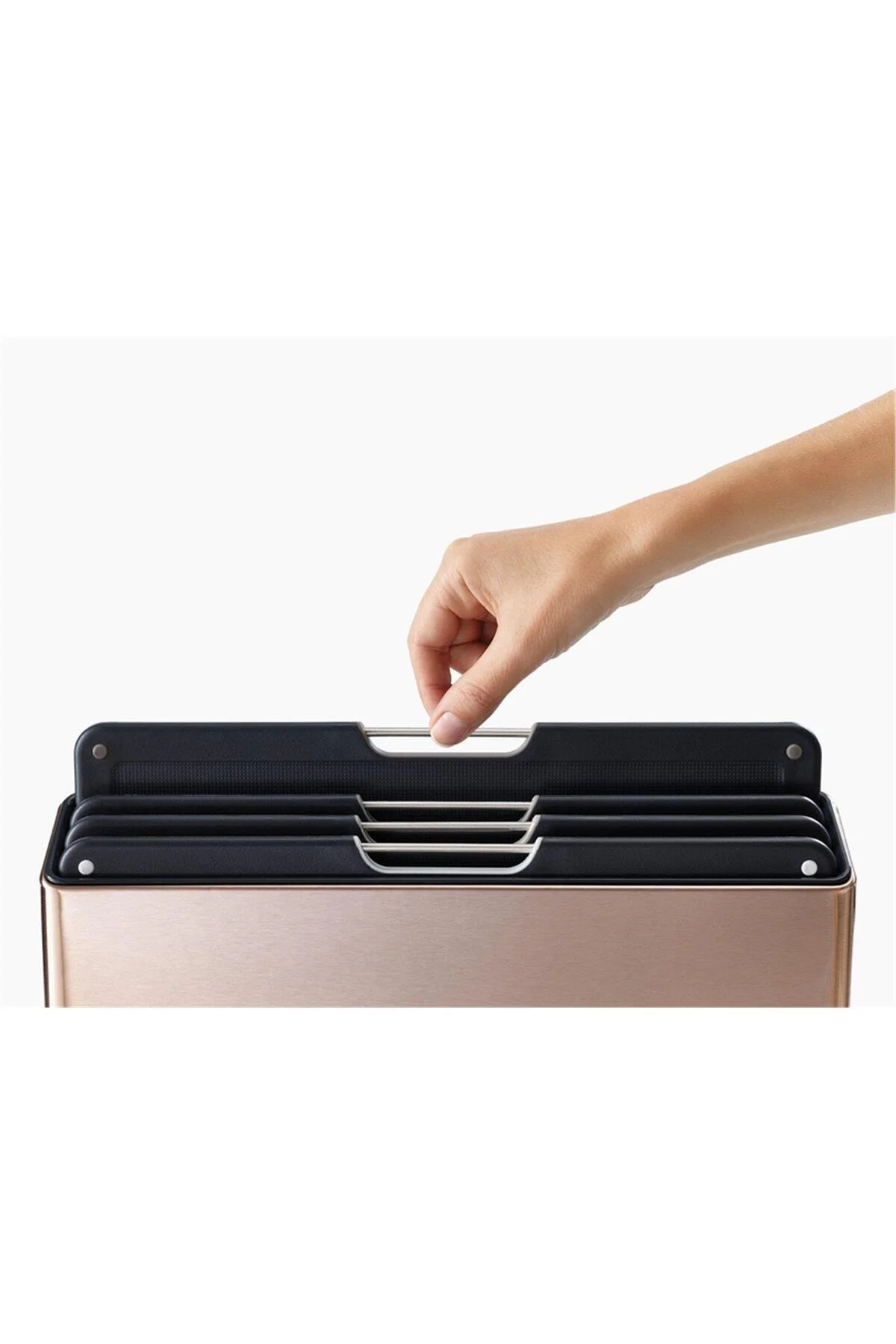 تخته برش JJ 60172 FOLIO STAND CUTTING BOARD 4 GOLD PINK Joseph Joseph