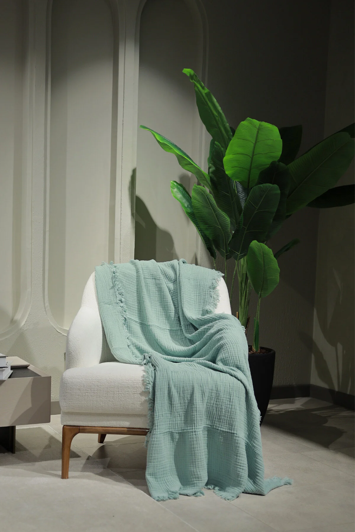 روکش مبل شال صندلی سبز MINT GREEN پتو تلویزیون 100 200 سانتی متر OTEXSA