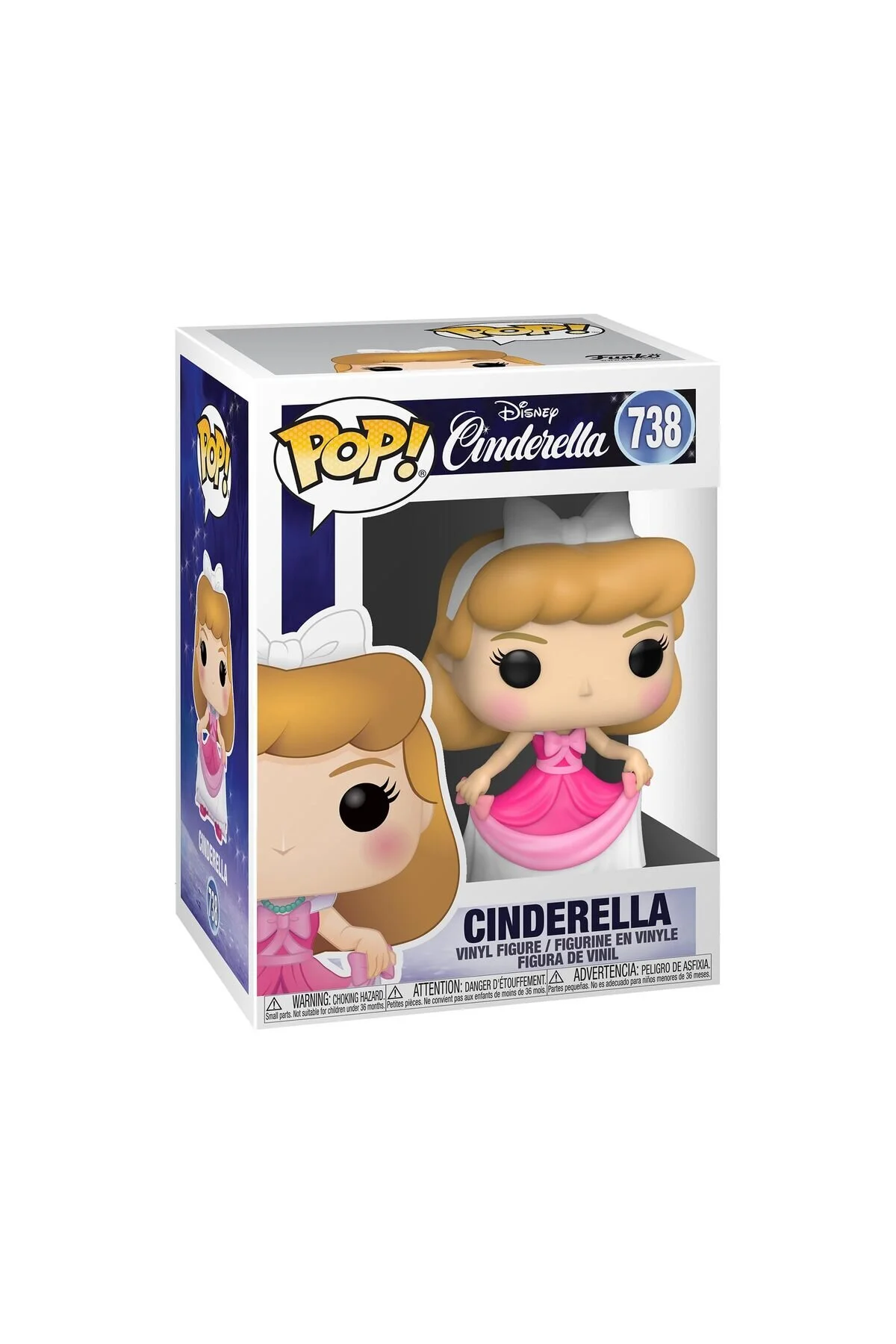فیگور DISNEY CINDERELLA FUNKO POP! شماره: 738 LunaToyverse