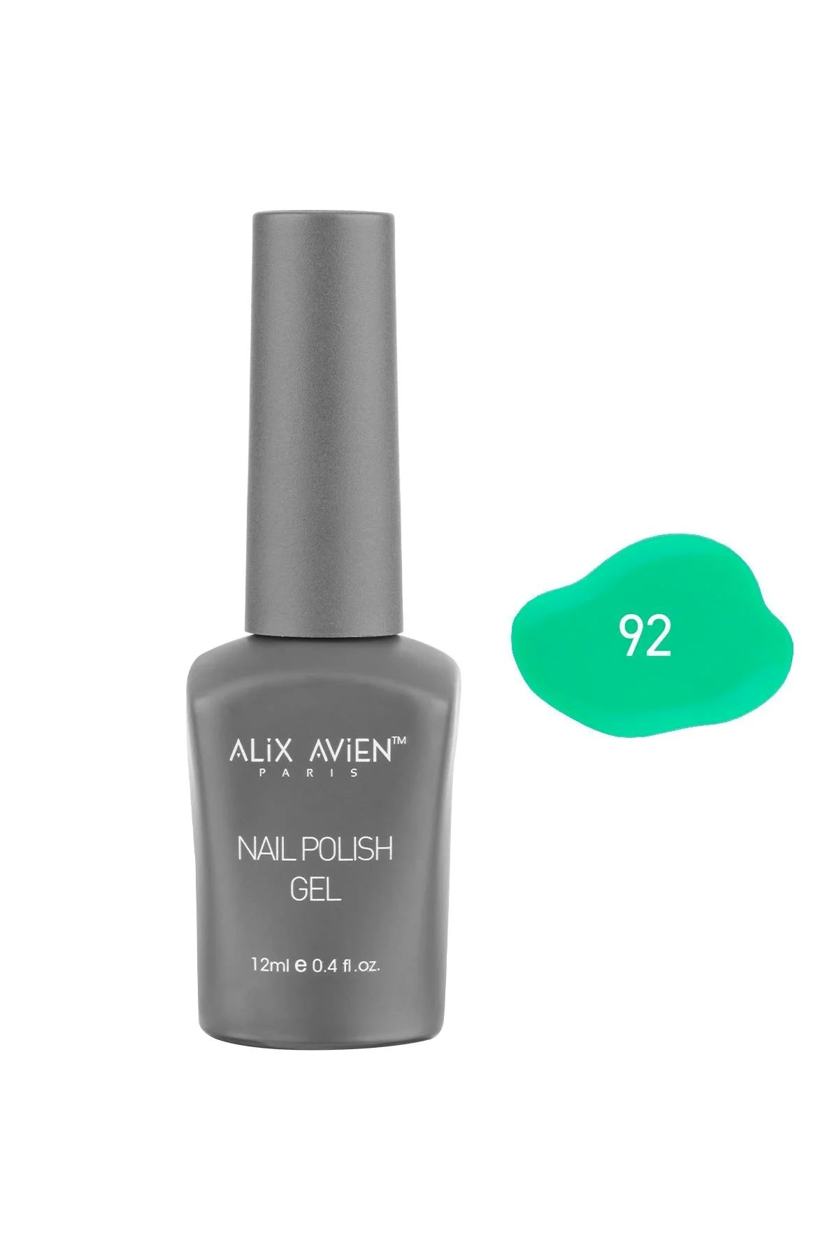 Alix Avien رنگدانه ناخن دائمی سبز تیره ۹۲ ژل رنگدانه ناخن ۱۲ میلی‌لیتر رنگدانه ژل ناخن UV ۹۲