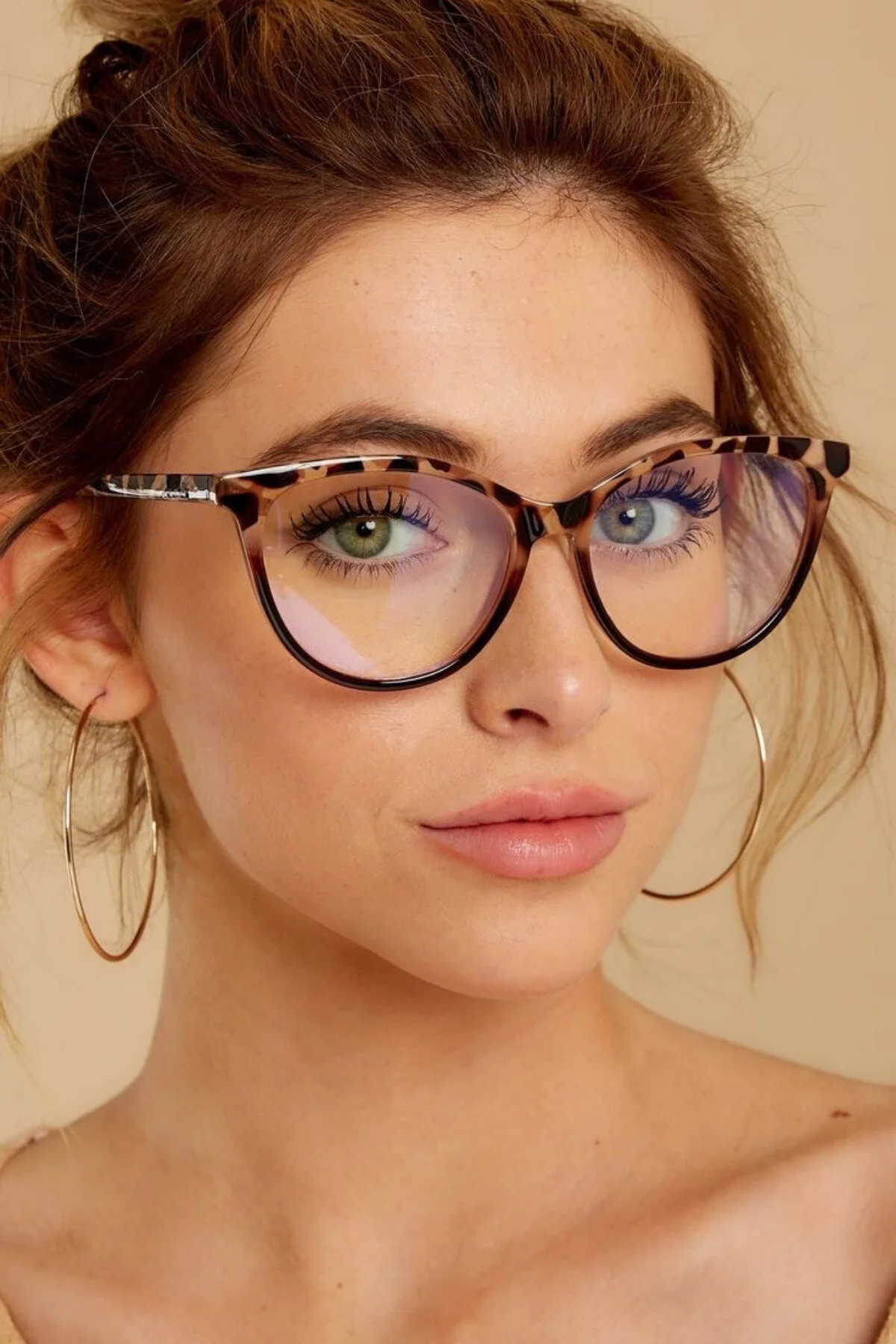 عینک آفتابی SIRIUS CAT EYE LEOPAR BLUE BLOCE GLACE اورجینال Chunky Frame