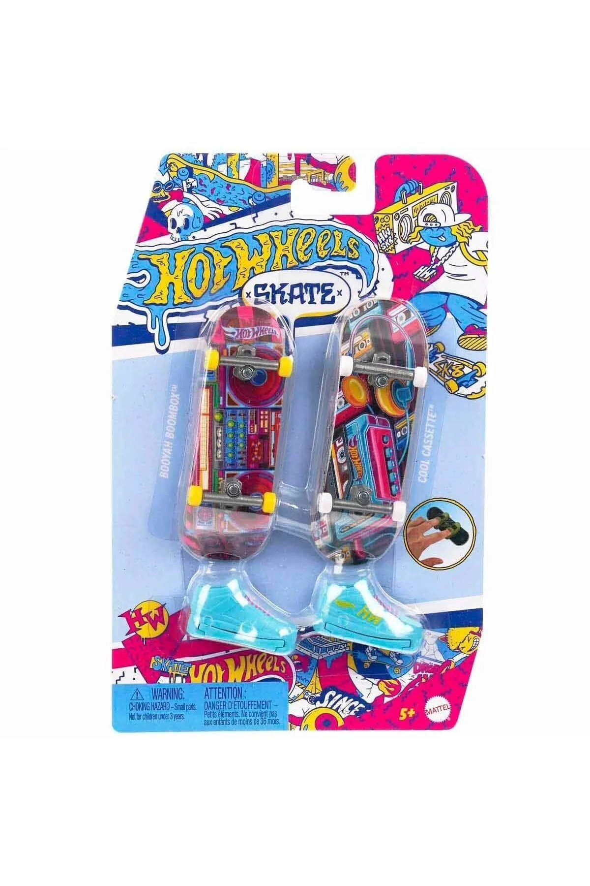 ست حرفه ای اسکیت یکپارچهسازی با سیستمعامل بازی باینری و کفش HXL18 HOT WHEELS