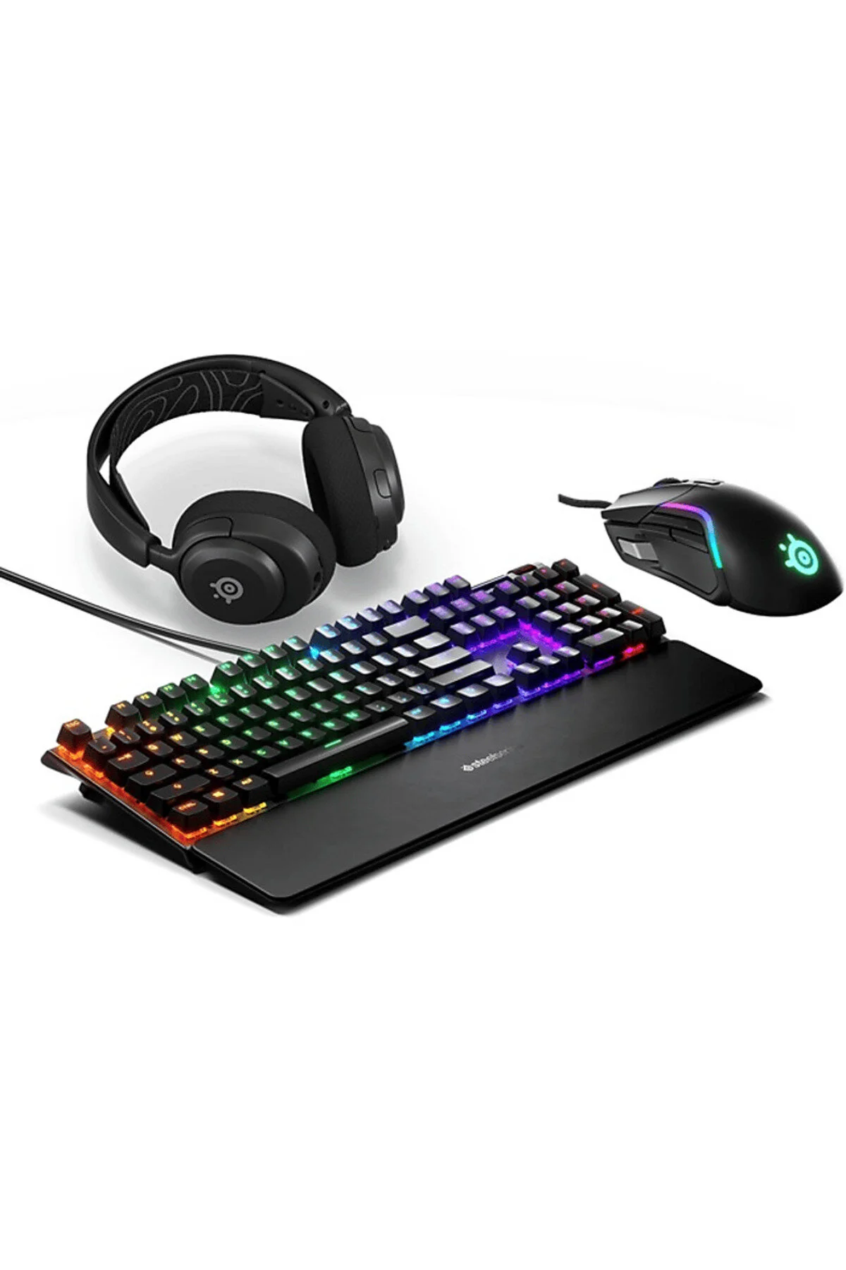 ست کیبورد و ماوس مخصوص بازی GEAR UP+ SET PLAYER اورجینال SteelSeries
