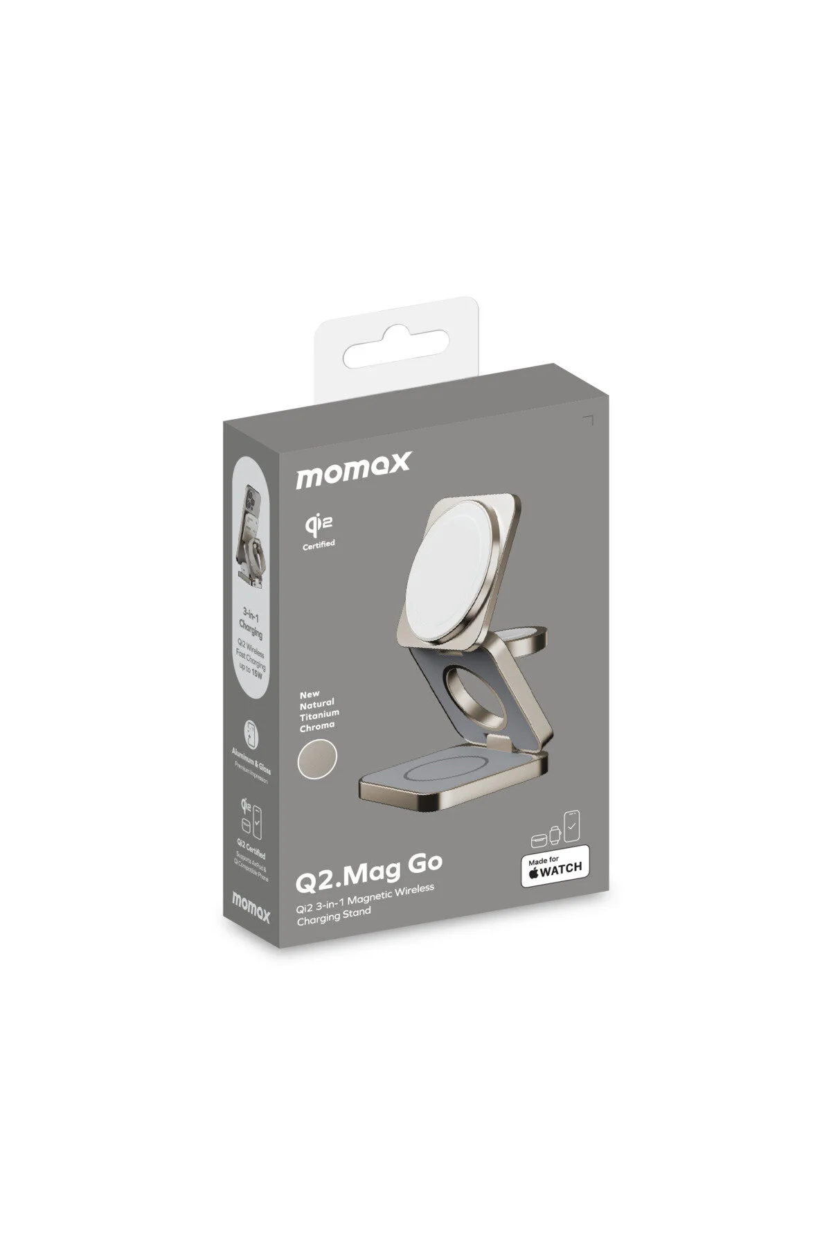 شارژر بی سیم Q2.MAG QI2 15W غرفه شارژ مغناطیسی Momax