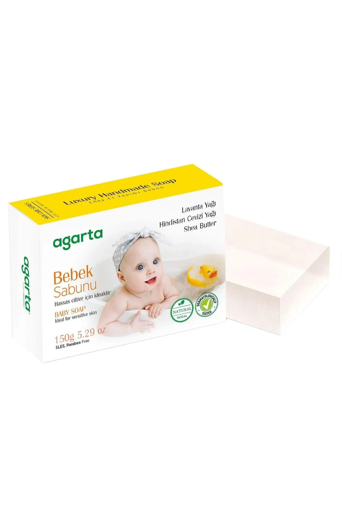 صابون بچه طبیعی 150 گرم با کیفیت بالا Agarta