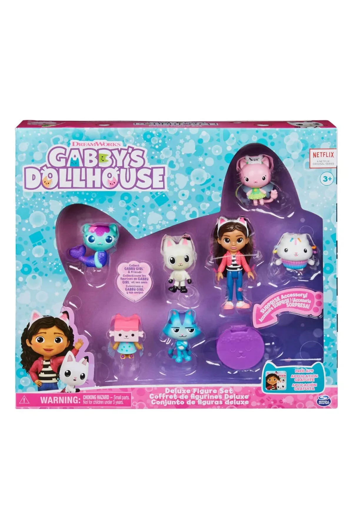 اسباب بازی های فیگور شخصیت Dollhouse Deluxe شکل 6060440 مجموعه Gabby  Hasbro