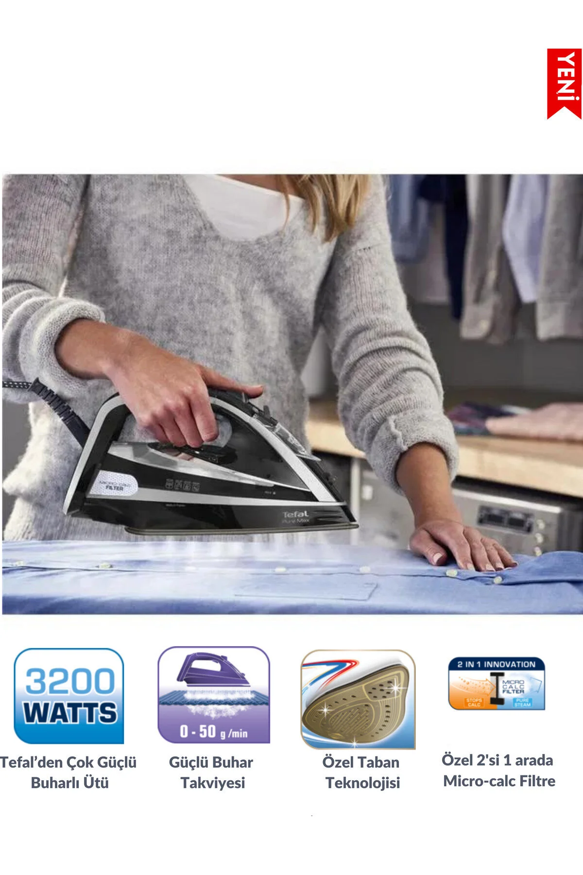 اتو بخار BASE SPECIAL ULTRA STEAM PERFORMANCE LIME BUSTING IRON سری جدید تفال TEFAL