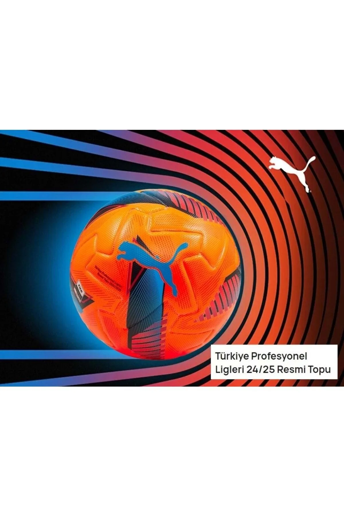 توپ فوتبال ORBITA SUPER LEAGUE 1 ® QUALITY PRO رسمی شماره 5 ترکیه نارنجی پوما Puma