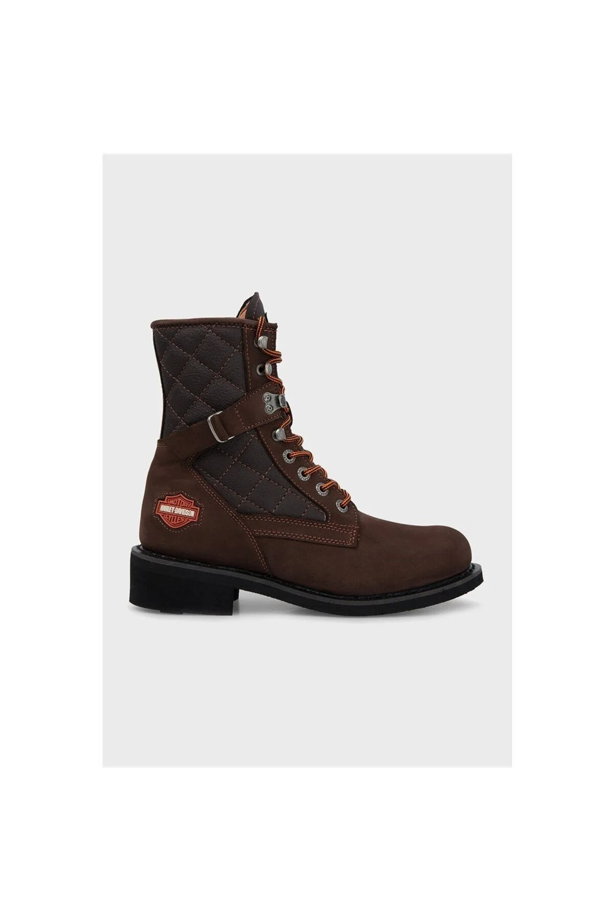 بوت پوتین مردانه Harley Davidson New Worker چرم قهوه ای تیره هارلی دیویدسون Harley Davidson