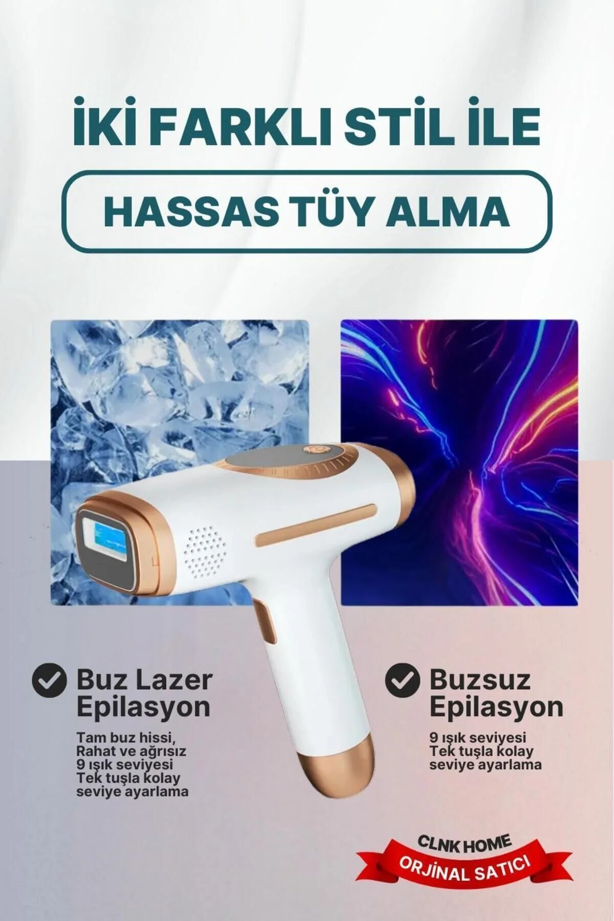 دستگاه لیزر IPL ICE LASER REALOVAL 999.999 ATIM AUTOMATIC MANUEL SCREEM بدون درد بدن St Morritz