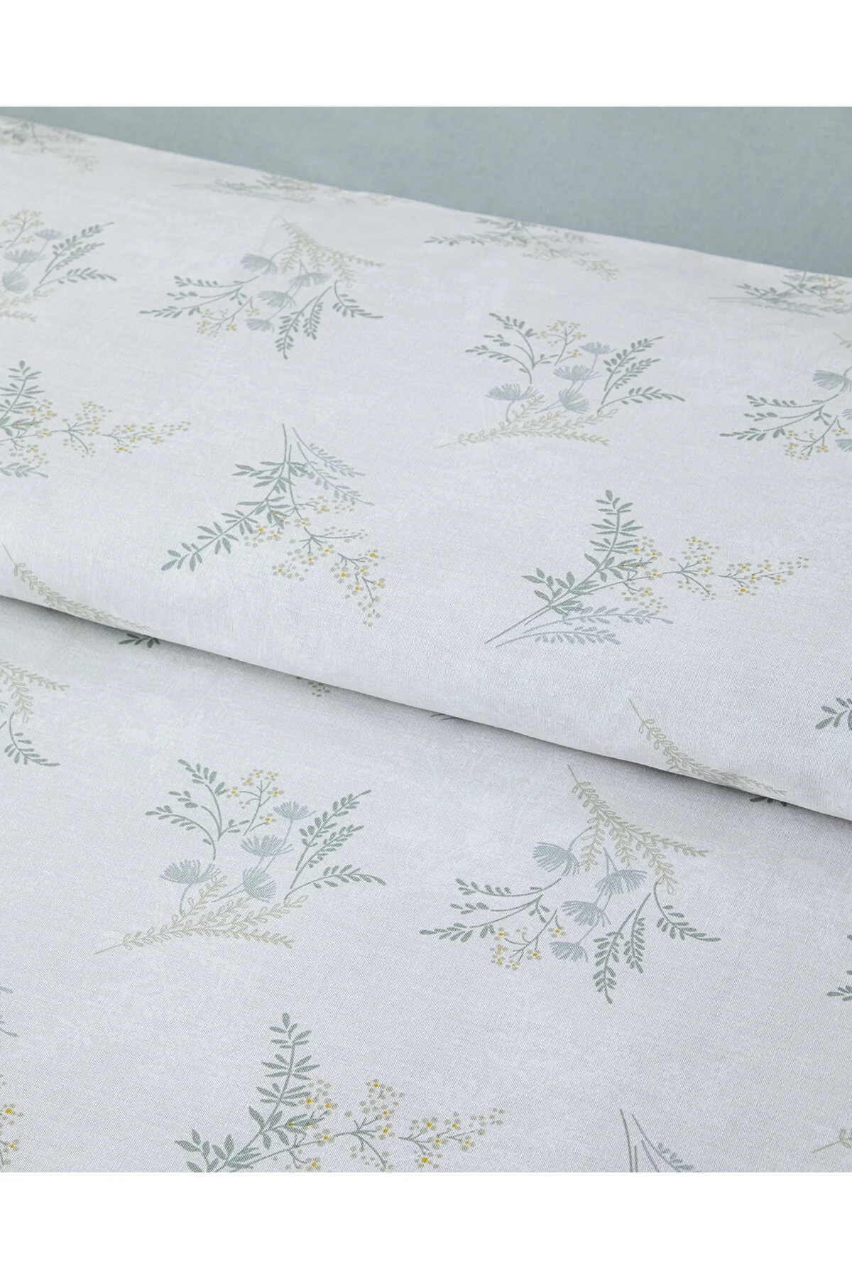 کاور لحاف دو نفره CRISPY BLOOM COTTON DOUBLE COVER مجموعه 200X220 سانتی متر سبز انگلیش هوم English Home