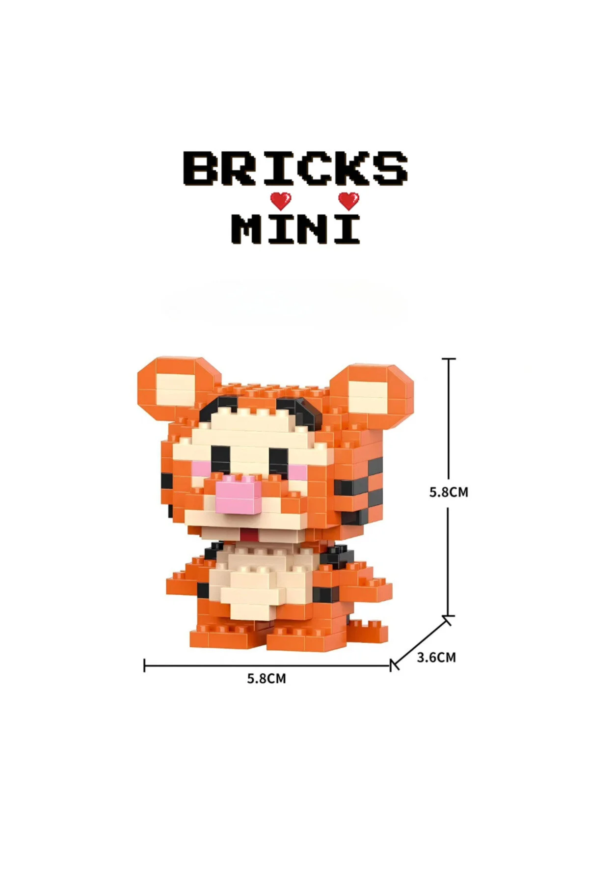 لگو و اسباب بازی های ساخت محور TIGGER BRICKS MINI LEGO از ترکیه Bricks