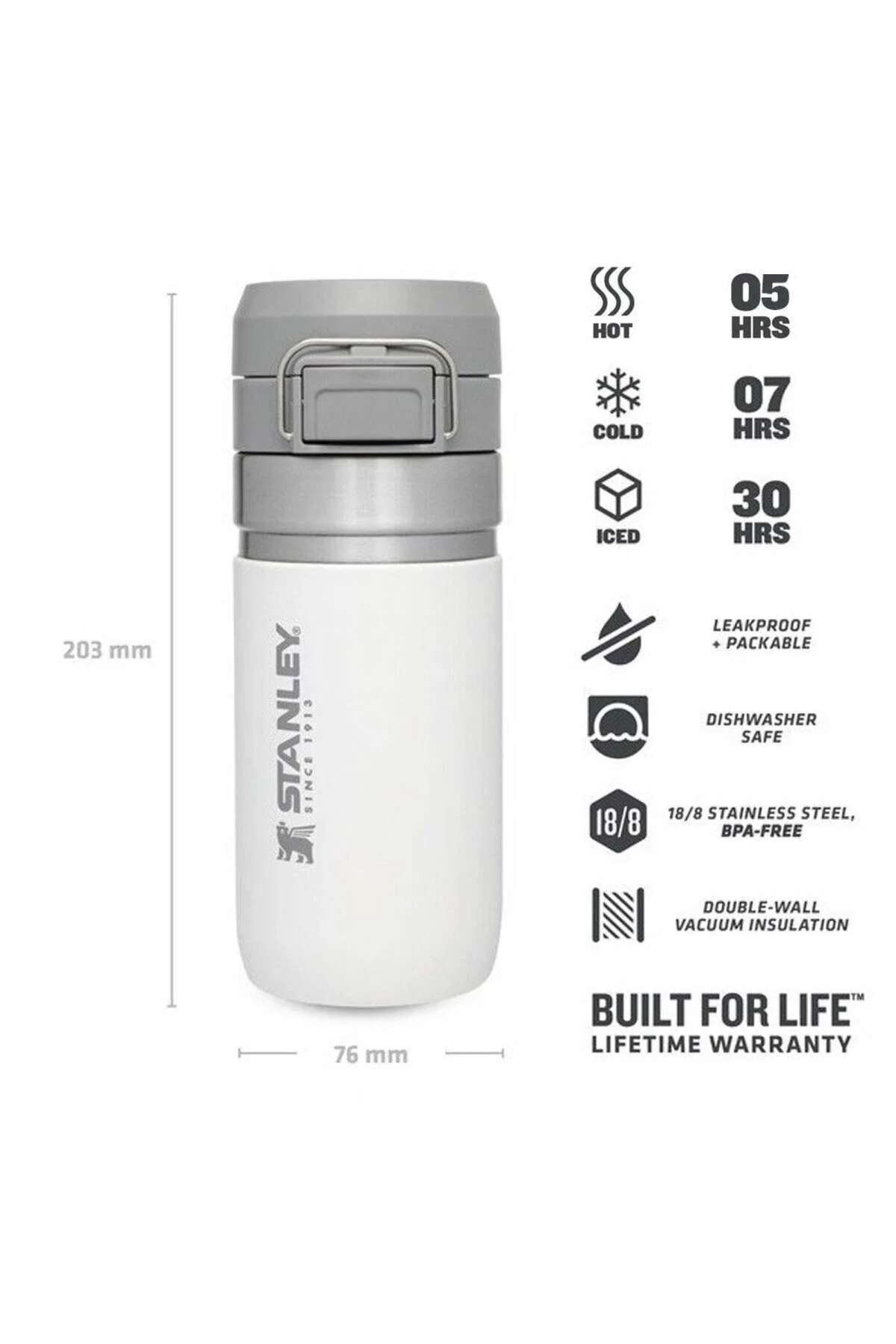 فلاسک بطری سریع آب تلنگر 0.47 LT 16OZ Stanley