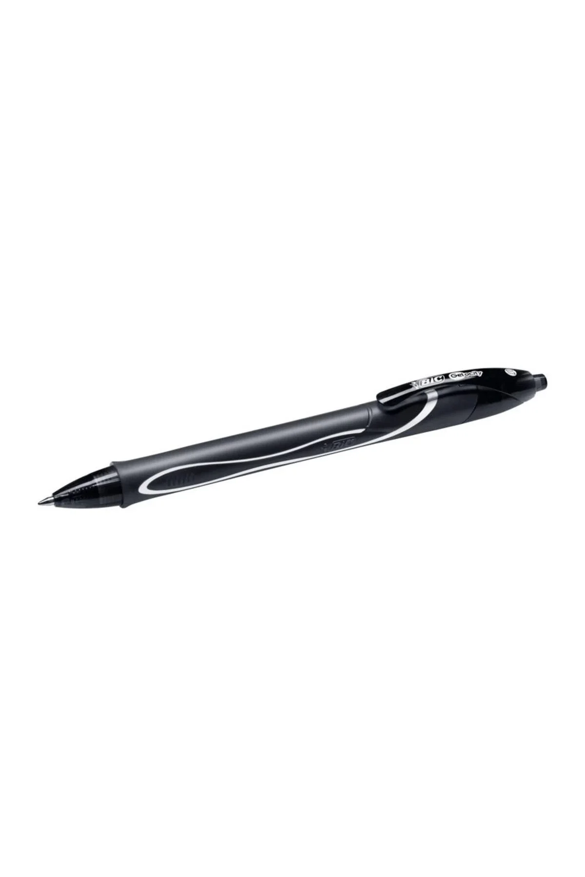 کاغذ و قلم هنری سفید ژل خشک کردن سریع ژلوسیت 0.7 میلی متر سیاه بیک Bic