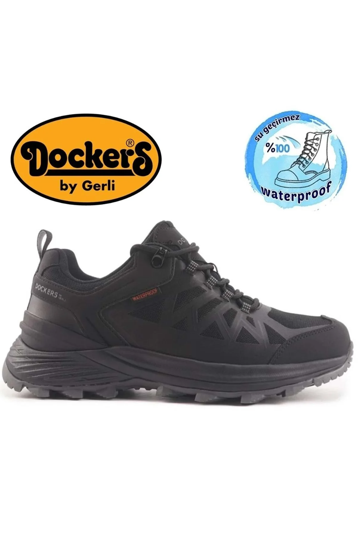 کفش پیاده روی مردانه ورزشی ضد آب در فضای باز سیاه Dockers