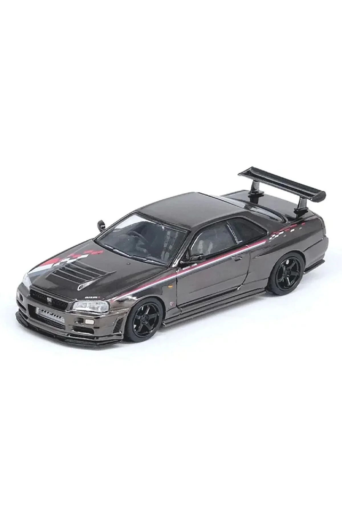 مدل خودرو 1:64 DIECAST NISSAN SKYLINE NISMO R TUNE BLACK INNO MODEL CAR Oyuncakmatik