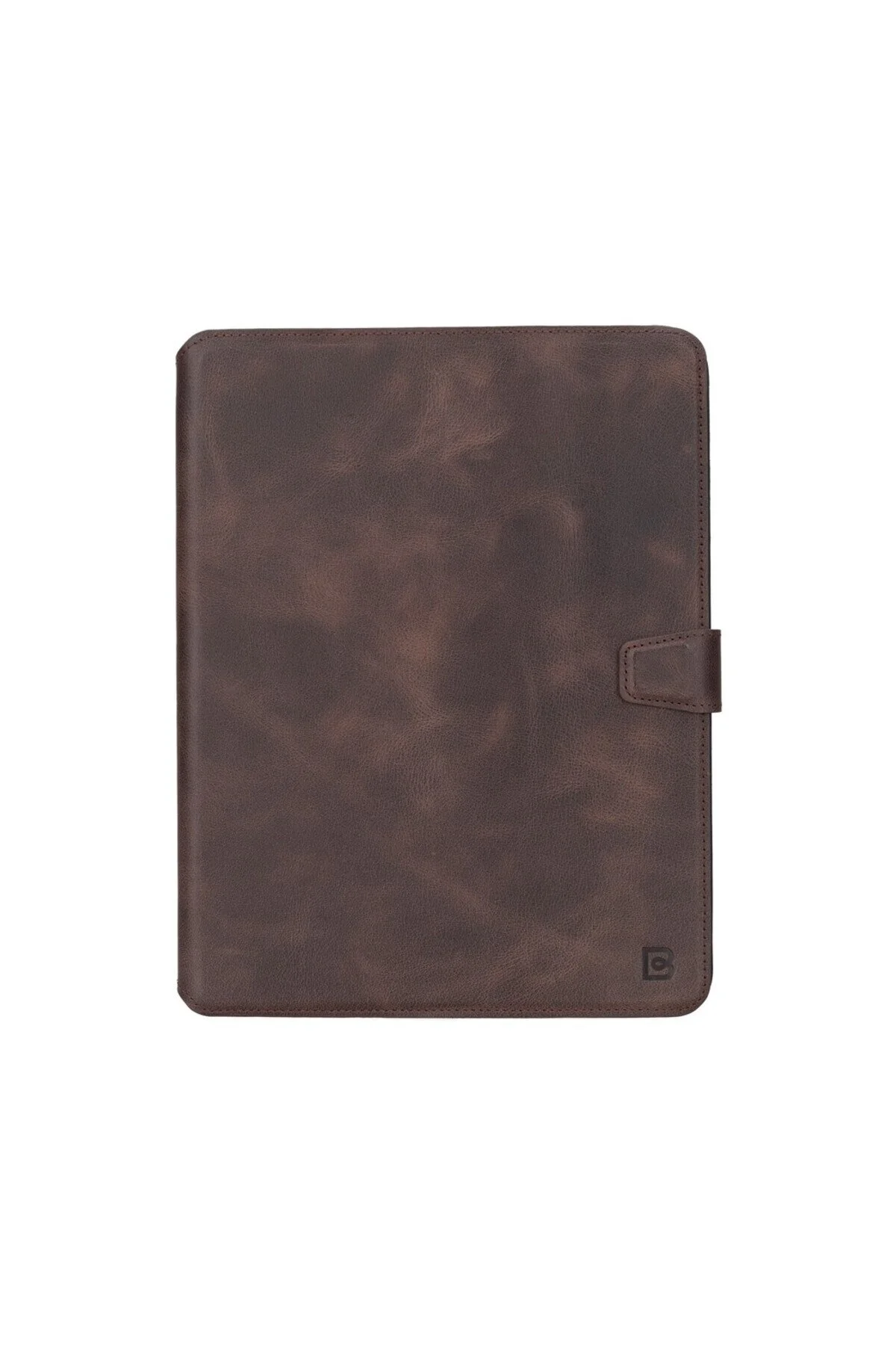 کاور تبلت خاکستری IPAD 10.SNIL سازگار با 10.9 اینچ چرمی قهوه باستانی bouletta