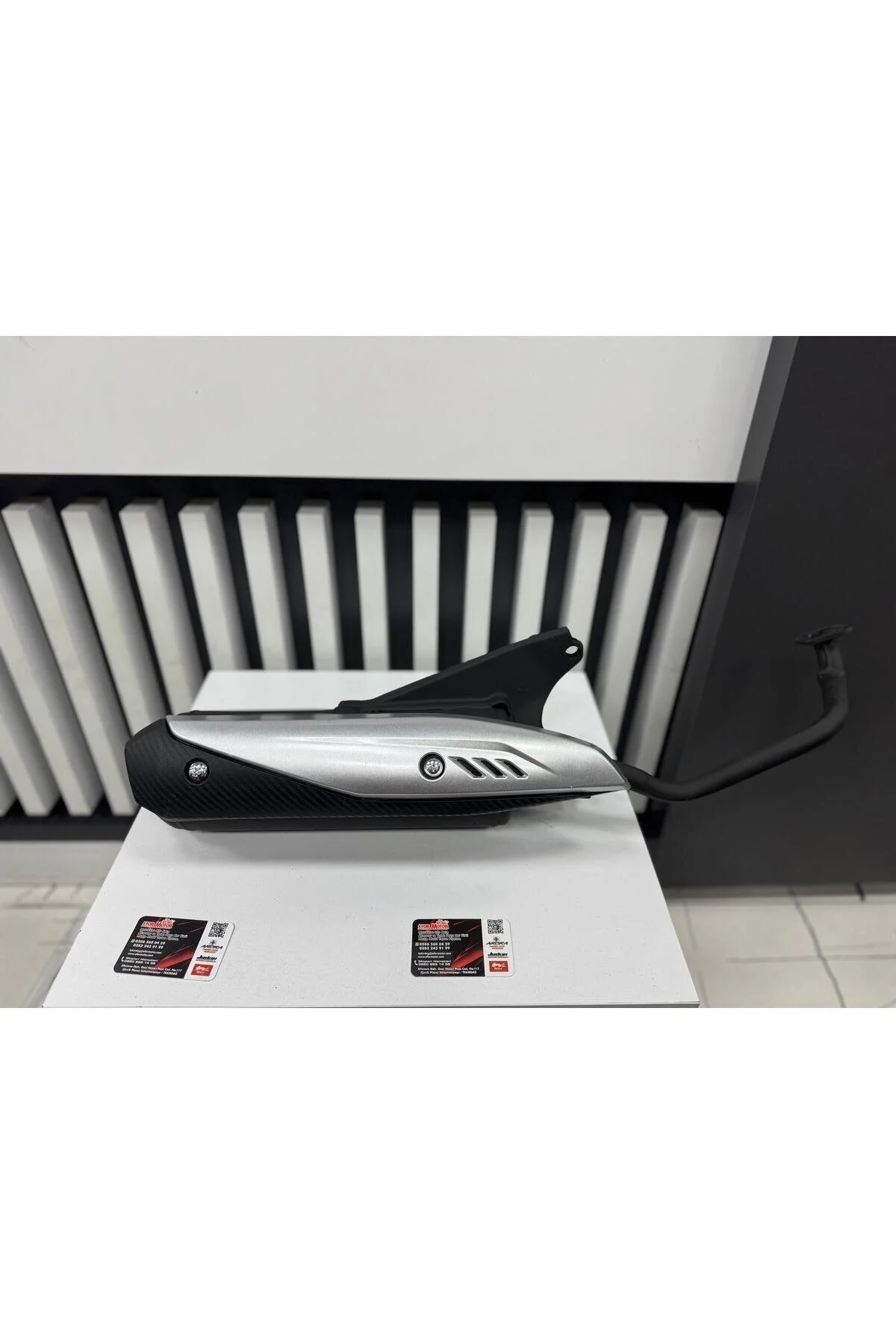 لوازم یدکی موتورسیکلت HONDA SPACY ALPHA اگزوز کامل مدل جدید 2018.2021 MONERO EFORMOTOR