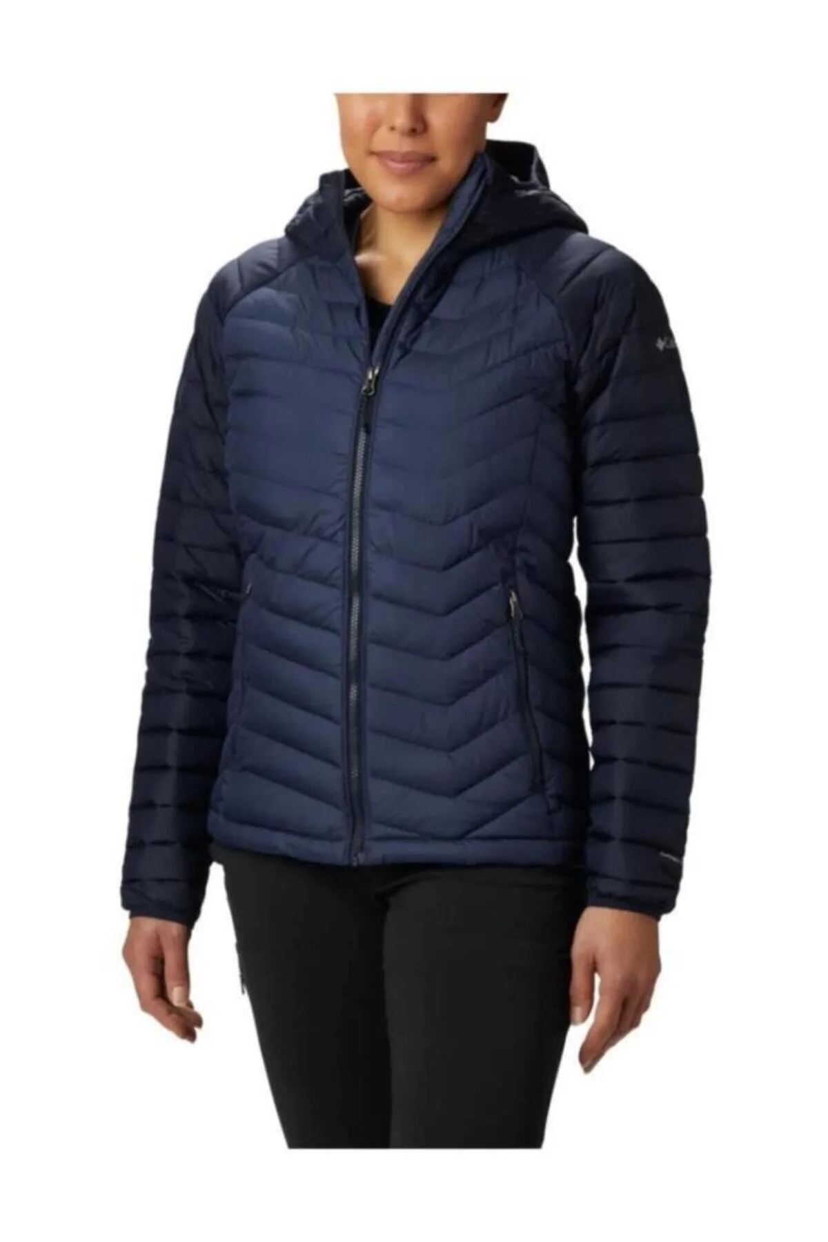 کاپشن زنانه با کلاه Powder Hooded Jacket از برند کلمبیا – مدل WK1499-470