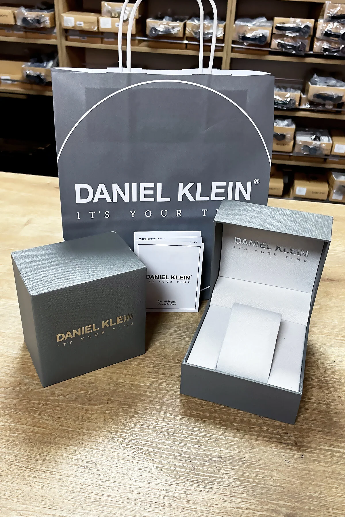 ست ساعت آبی مردانه مچی ممتاز ویژه 3 CORD دنیل کلین Daniel Klein
