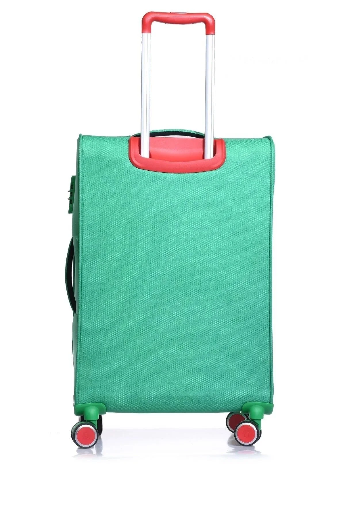 چمدان و ساک سبز مردانه زنانه 2200 3 SET پارچه چرخدار United Colors of Benetton