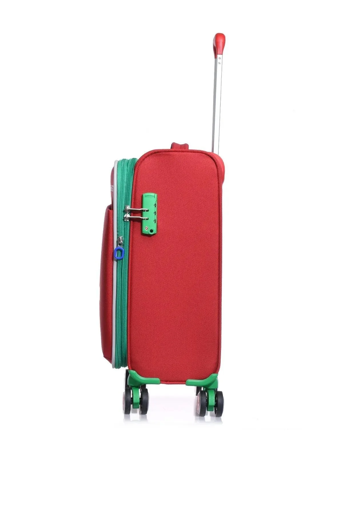 چمدان و ساک قرمز مردانه زنانه 2200 کوچک سبک فوق العاده لوکس چرخ United Colors of Benetton