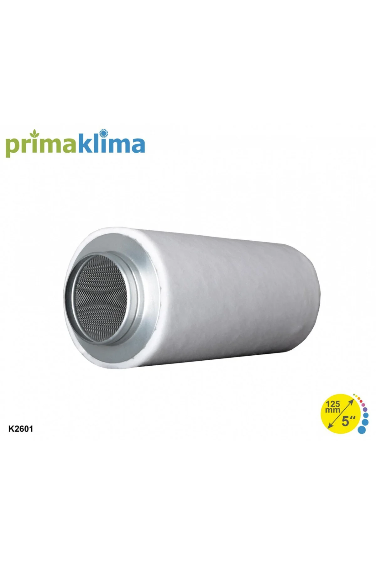 هواکش فیلتر کربن K2601 480 M3 H 125 میلی متر Prima Klima