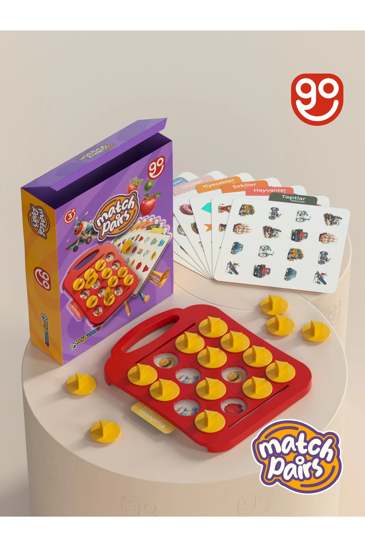 اسباب بازی آموزشی MATCH MEMORY TOY GAME اورجینال Go Toys