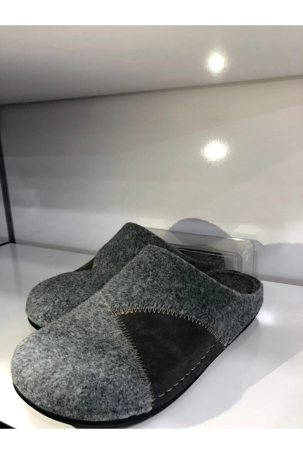 دمپایی منزل مردانه خانه خاکستری 63006 BENTO