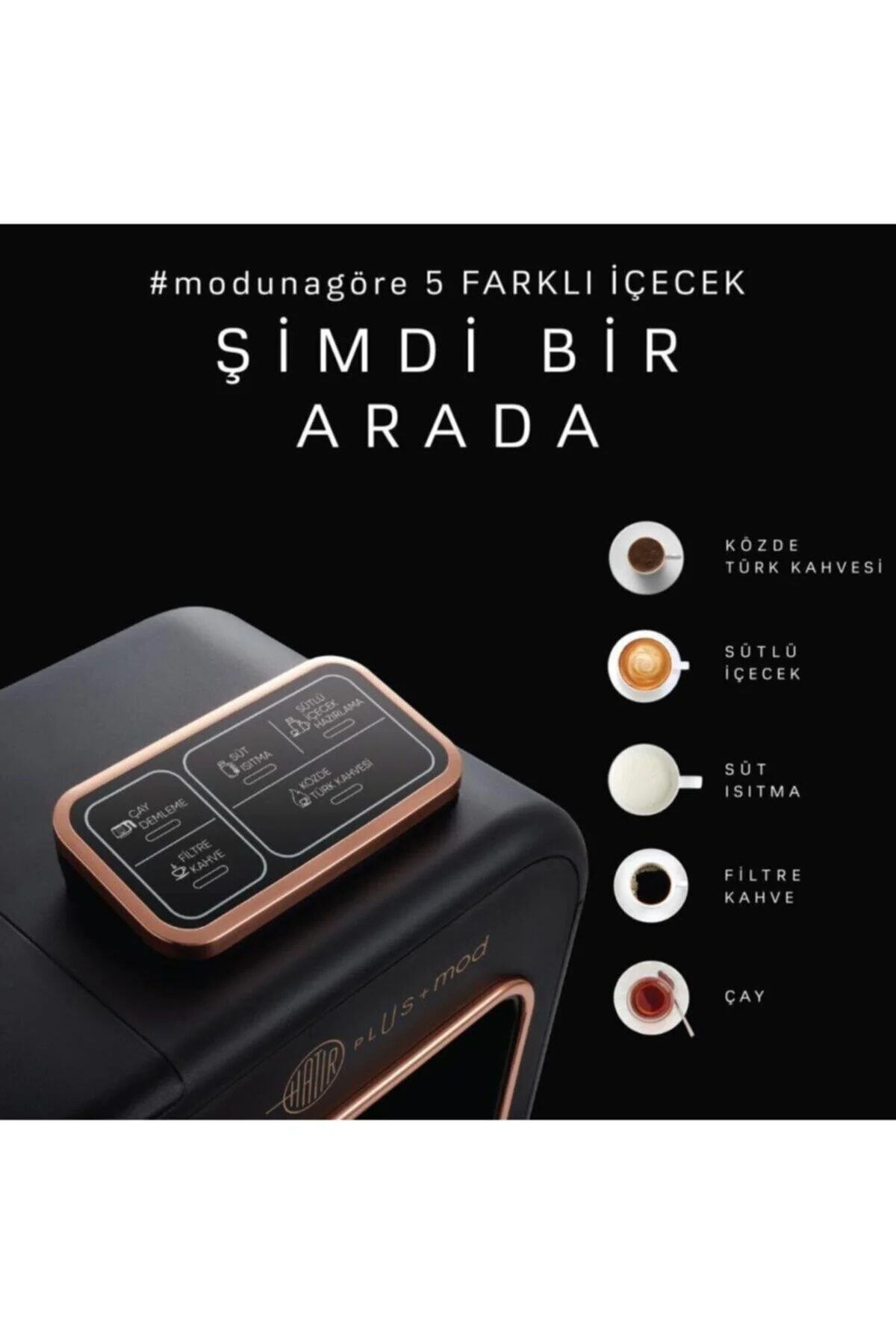 قهوه ساز ترک MEMORIAL PLUS MODE 5IN 1 و دستگاه چای مس سیاه کاراجا Karaca