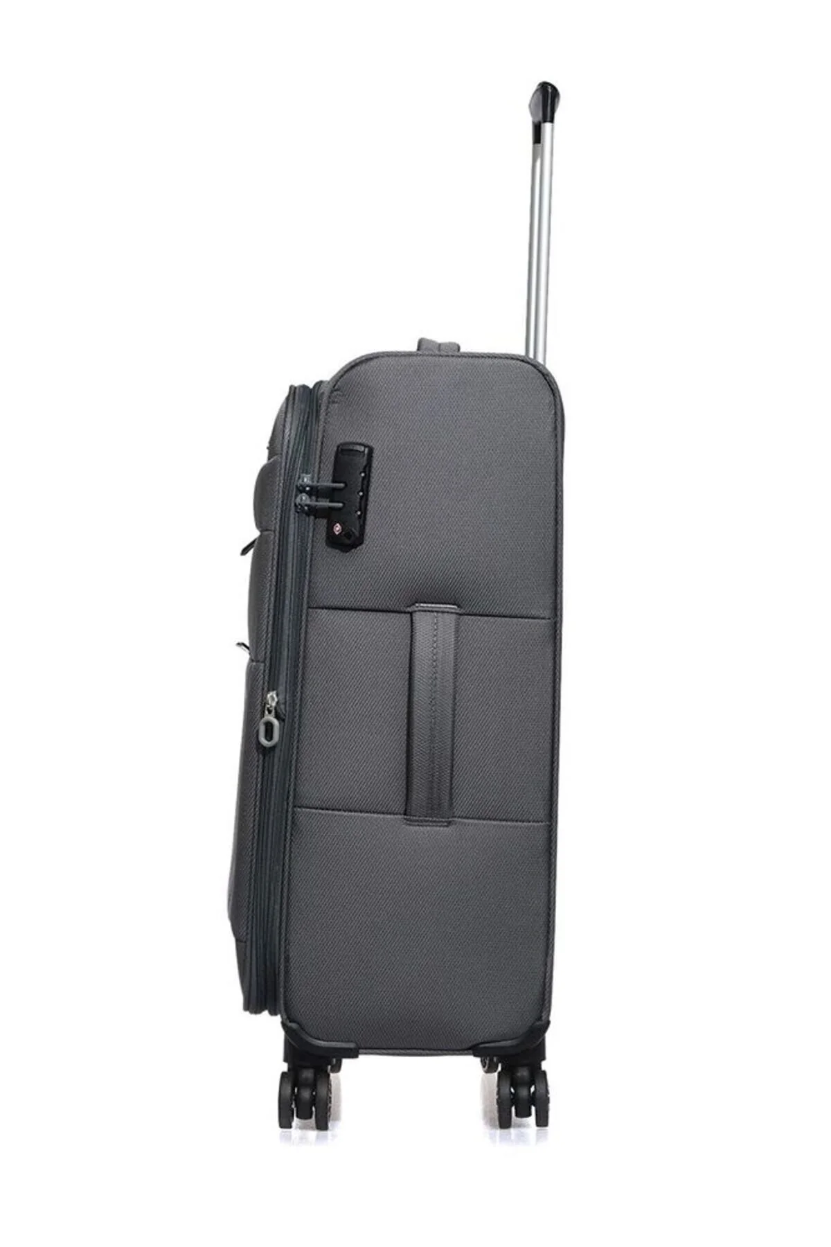 چمدان و ساک خاکستری مردانه زنانه سایز متوسط ​​04PC4200 02 ANT Anthracite یونیسکس 04PC4200 Pierre Cardin
