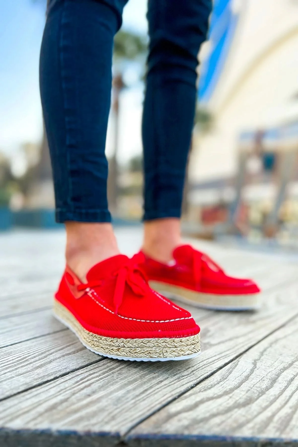 کفش مردانه KÖMEN CH311 ESPADRIL قرمز چکیچ Chekich