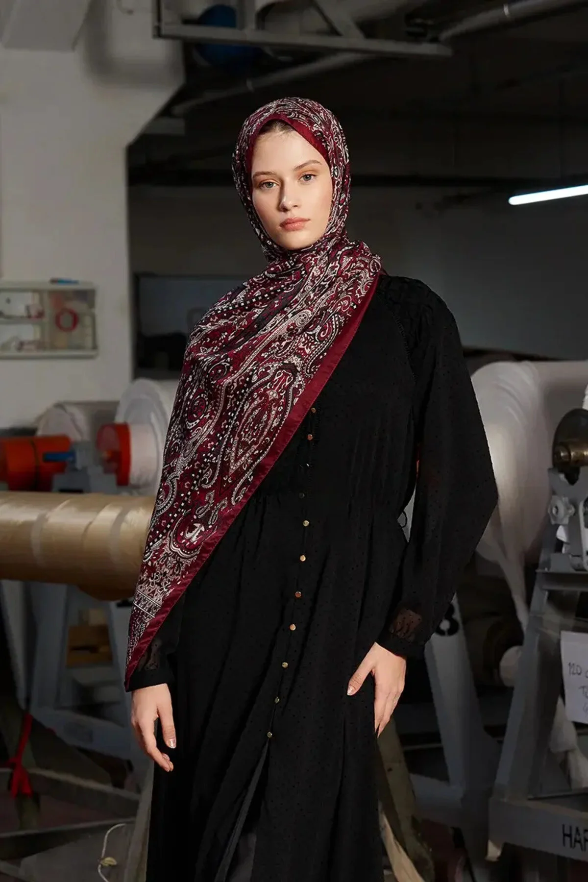 شال ETHNOPURE COLLECTION MYLEN CLARET RED Madame Polo