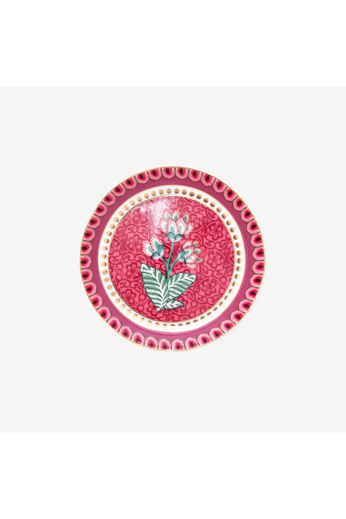 بشقاب جشنواره گل قرمز چای چینی 9 سانتی متر Pip Studio