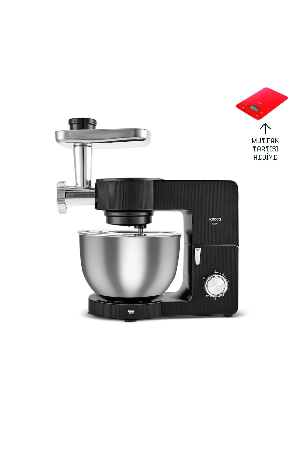 میکسر و ست PREMIUM ULTRA 2000W 7 LT STAND MIXER آشپزخانه کاراجا Karaca