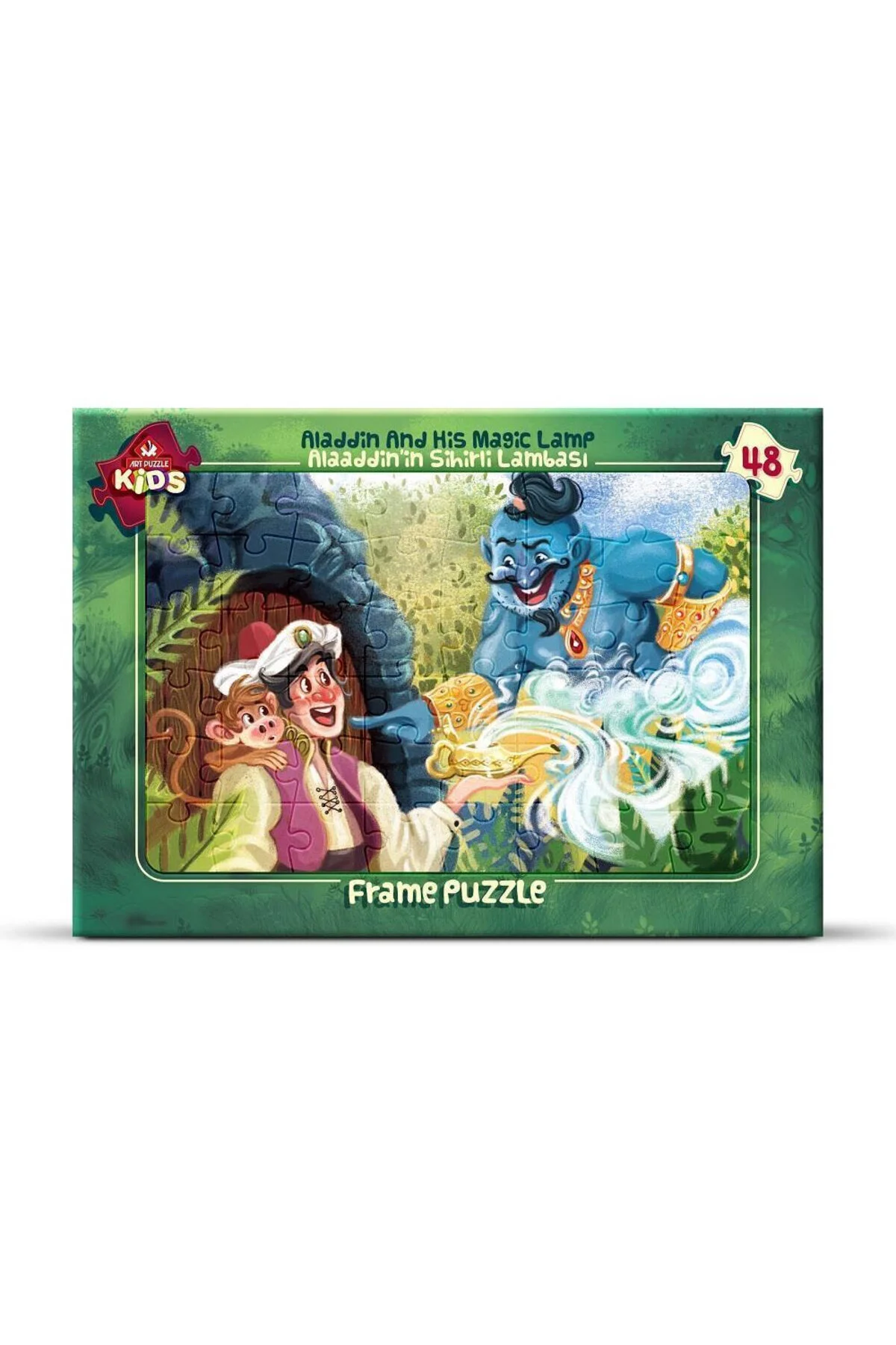 پازل ها و یاپبوزهای کودک چراغ جادویی 48 قطعه علاء الدین 5795 اورجینال ارت Art Puzzle