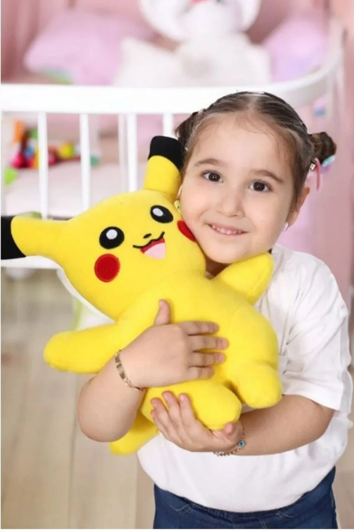 اسباب بازی های پشمی POKEMON PIKACHU PUSH TOY سایز بزرگ 40 سانتی متر از ترکیه İXOMAN