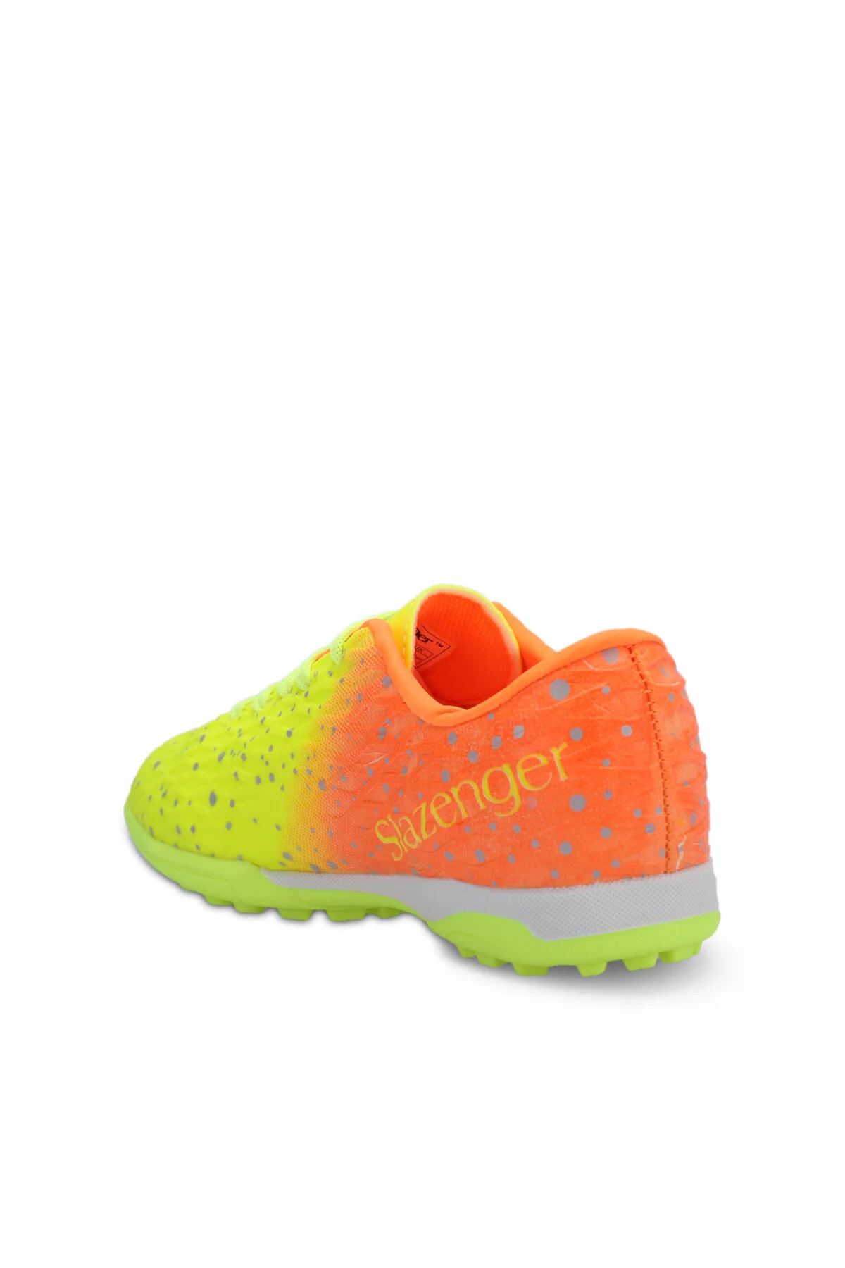 کفش پسرانه بچگانه Hs Football Boy Carpet Field Neon Sarı اسلازنگر Slazenger
