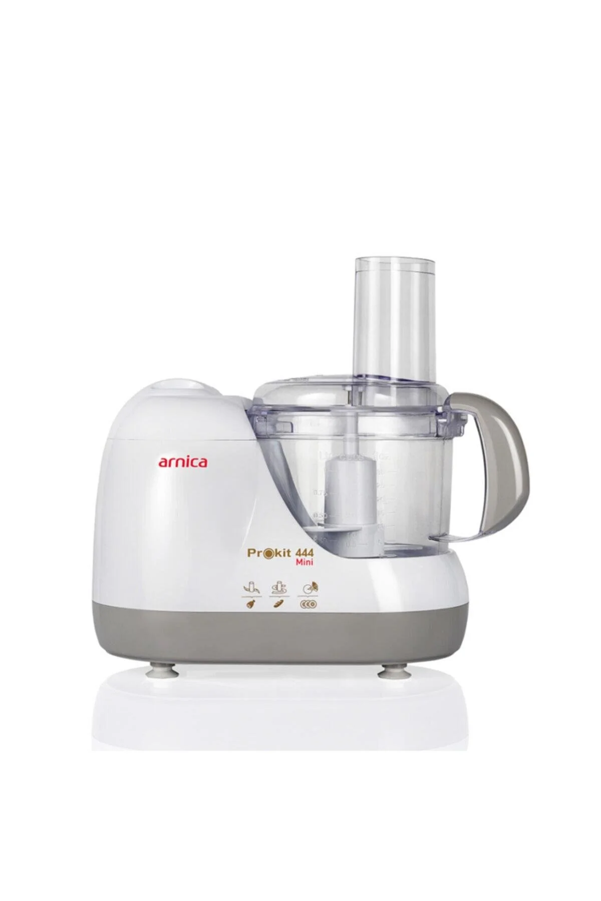 خردکن و غذا ساز غذاساز PROKIT 444 MINI GH21030 سفید اورجینال Arnica