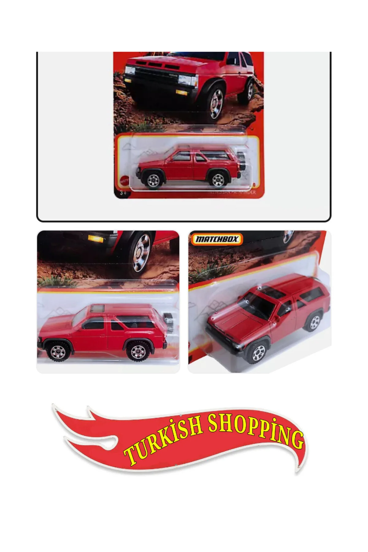 ماشین اسباب بازی MATCHBOX 1:64 مقیاس 1985 NISSAN PATHFINDER HOT WHEELS