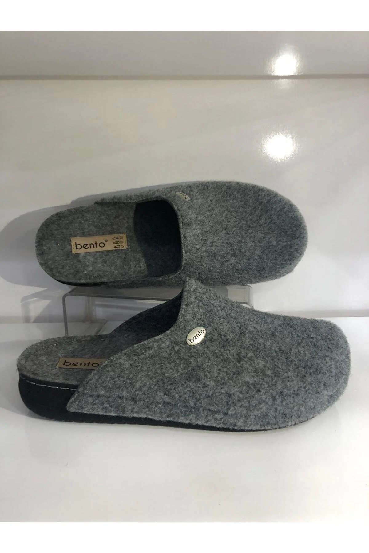 دمپایی منزل مردانه خانه خاکستری CE900 BENTO
