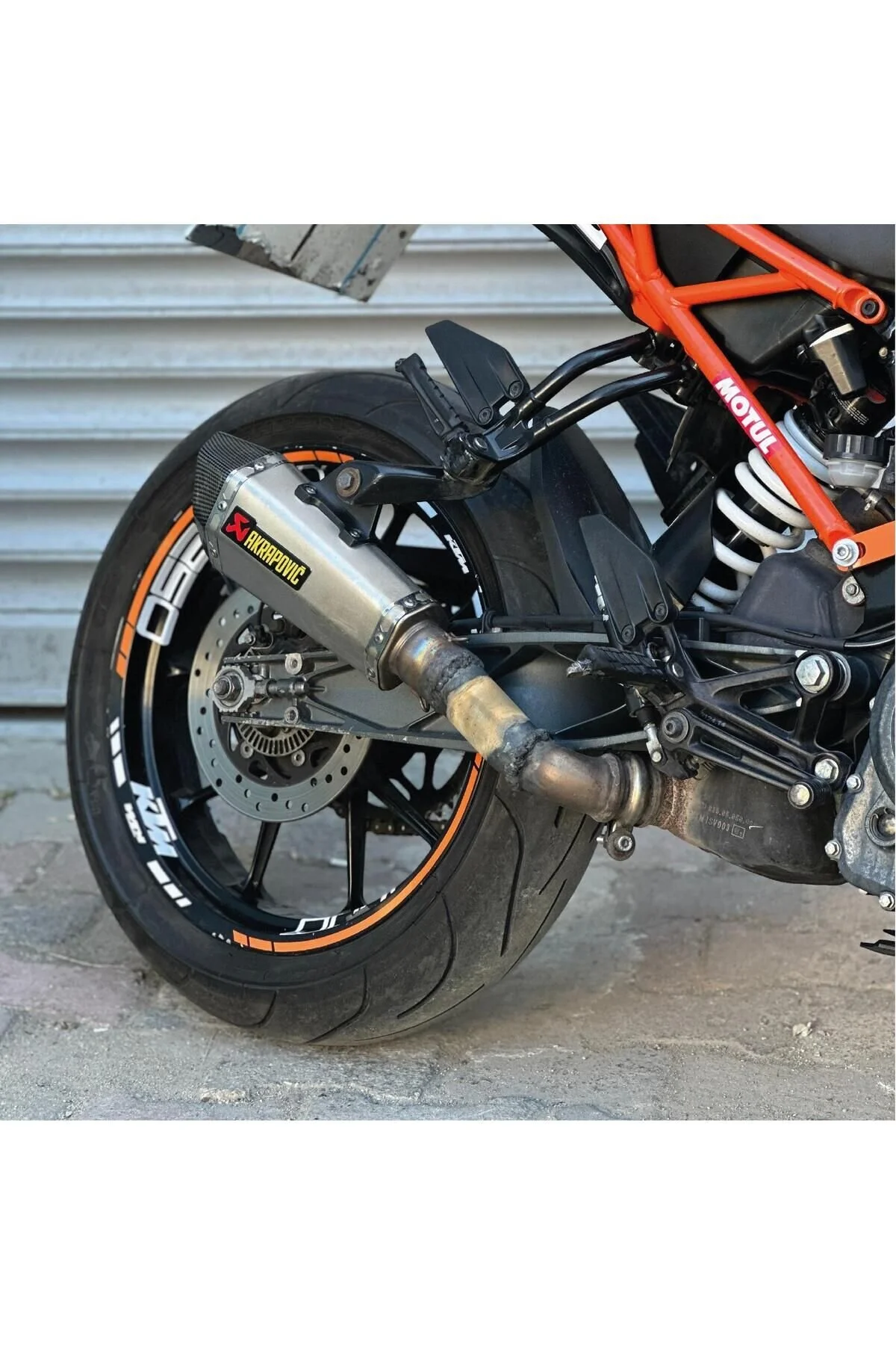 نوار رینگ موتورسیکلت نارنجی YB KTM DUKE 125 250 390 موتور سیکلت مدل برچسب داخلی و خارج Yarımada Bahçe